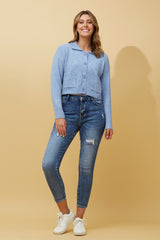 Caroline Morgan Crop Cardigan