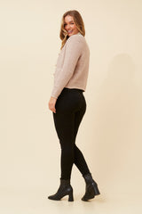 Caroline Morgan Knit Patch Pocket Cardigan