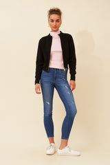 Caroline Morgan Wool Blend Cardigan