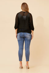 Bottega Crochet Lurex Cardigan