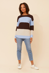 Caroline Morgan Colour Block Jumper
