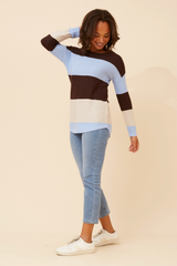 Caroline Morgan Colour Block Jumper