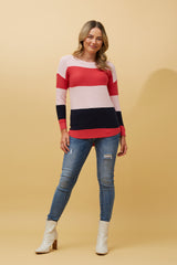 Caroline Morgan Colour Block Jumper