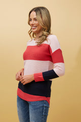 Caroline Morgan Colour Block Jumper