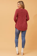 Caroline Morgan Button Detail Jumper