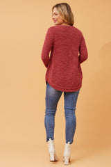 Caroline Morgan Button Detail Jumper