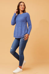 Caroline Morgan Button Detail Jumper