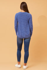 Caroline Morgan Button Detail Jumper