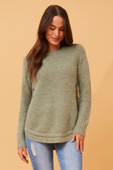 Caroline Morgan Button Detail Jumper