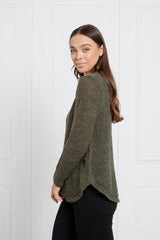 Caroline Morgan Button Detail Jumper
