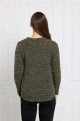 Caroline Morgan Button Detail Jumper