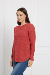 Caroline Morgan Button Detail Jumper