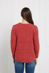 Caroline Morgan Button Detail Jumper