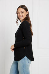 Caroline Morgan Button Detail Jumper