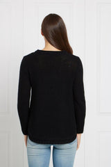 Caroline Morgan Button Detail Jumper