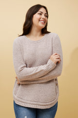 Caroline Morgan Button Detail Jumper