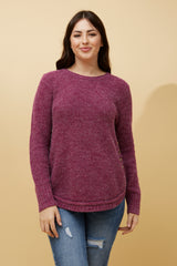 Caroline Morgan Button Detail Jumper