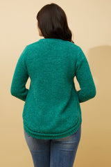 Caroline Morgan Button Detail Jumper