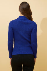 Caroline Morgan Polo Neck Ribbed Skivvy