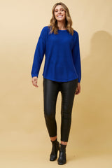 Caroline Morgan Curved Hem Pullover