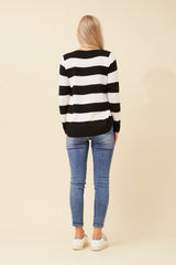 Caroline Morgan Stripe Knit Jumper