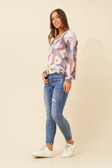 Bottega Abstract Print Knit Jumper