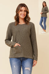 Caroline Morgan Pocket Knit Pullover