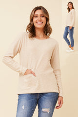 Caroline Morgan Pocket Knit Pullover