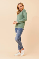 Caroline Morgan Polka Dot Knit Jumper