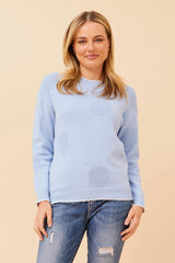 Caroline Morgan Polka Dot Knit Jumper