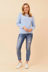 Caroline Morgan Polka Dot Knit Jumper