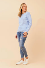 Caroline Morgan Polka Dot Knit Jumper