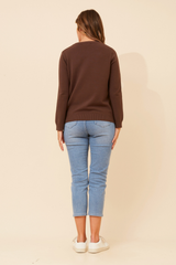 Caroline Morgan Star Pattern Knit Jumper