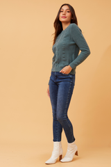 Caroline Morgan Cable Knit Detail Jumper