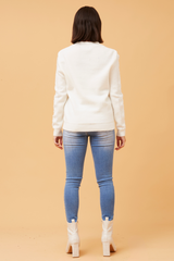 Caroline Morgan Cable Knit Detail Jumper