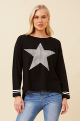 Caroline Morgan Star Pullover