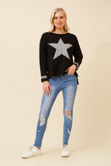 Caroline Morgan Star Pullover