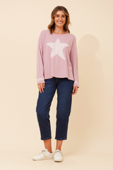 Caroline Morgan Star Pullover