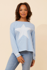 Caroline Morgan Star Pullover