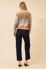 Caroline Morgan Jacquard Pattern Jumper