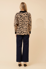 Caroline Morgan Animal Print Jumper