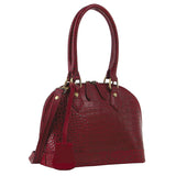 Pierre Cardin Croc-Embossed Leather CroosBody Bag