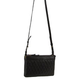 Pierre Cardin Leather Pleated-Design CrossBody Bag