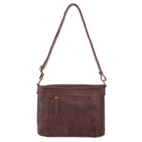 Pierre Cardin Woven Embossed Leather CrossBody Bag