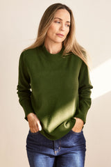 See Saw 100% Luxe Merino Wool Crew Neck Sweater
