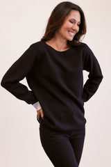 See Saw Wool Blend Round Neck Sweater