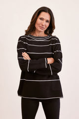 See Saw Wool Blend Stripe Sweater