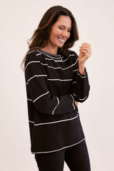 See Saw Wool Blend Stripe Sweater