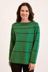 See Saw Wool Blend Stripe Sweater