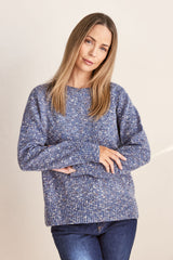 See Saw Poly Crew Neck Sweater